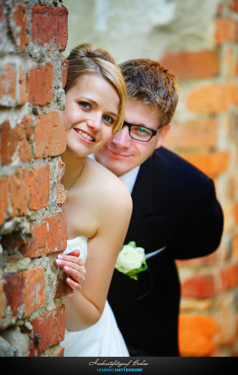 Hochzeitsfotograf im Fotoshooting in Brandenburg